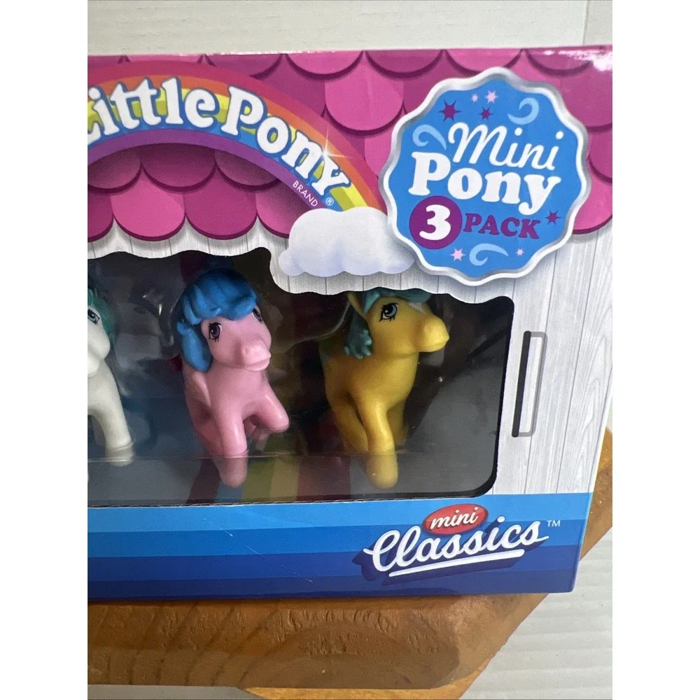 My Little Pony Mini Pony‎ Classics 3 Pack--Firefly, Gusty, Bubbles--New